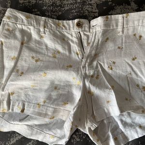 Old navy white palm trees shorts